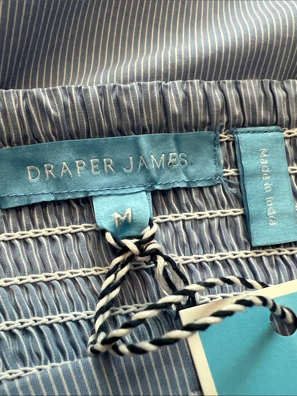 NWT Draper James Embroidered Maddie Babydoll Dress Light Blue Size Medium Lined - Picture 12 of 16